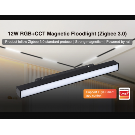 Proiector LED RGB CCT Smart Zigbee sina magnetica 30cm 12W