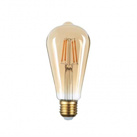 Bec LED filament vintage ST64 Dimabil 8W