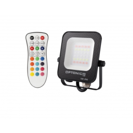Proiector LED RGB radio cu telecomanda 10W