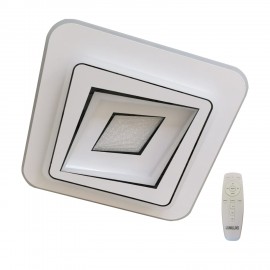 Lustra LED dimabila cu telecomanda 3 functii Ametist 120W