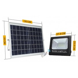 Proiector LED solar cu telecomanda dimabil 60W