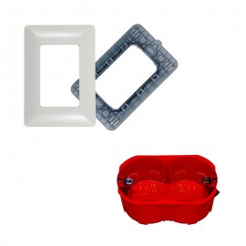 Rama cu doza priza Modulara 3 module