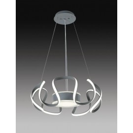 Lustra LED dimabila cu telecomanda 3 functii 80W Galaxy