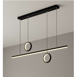 Lustra LED tip Pendul Neagra 52W