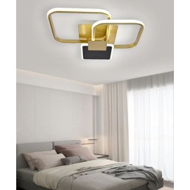 Lustra LED dimabila cu telecomanda 90W Mumbai Gold