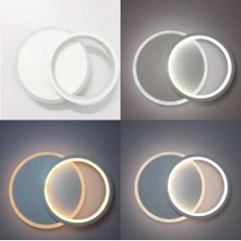Lustra LED mini 3 functii de lumina 16W White Round