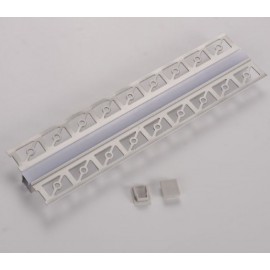 Profil LED Aluminiu De Rigips/Tencuiala slim 2m Anodizat