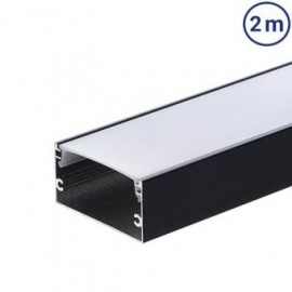 Profil LED aluminiu lat XL negru 2m