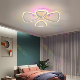 Lustra LED RGB dimabila cu telecomanda 110W