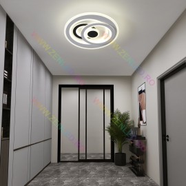 Lustra LED 3 tipuri de lumina 100W Siateli round