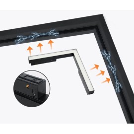 Proiector LED sina Magnetica de colt Cip Osram 24W