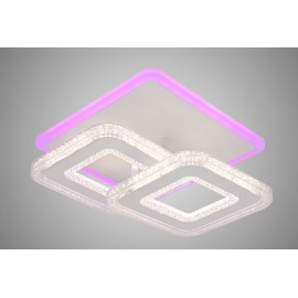 Lustra led dimabila cu telecomanda 48W Diamond square