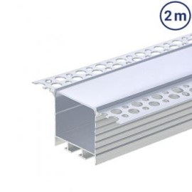 Profil LED aluminiu incastrat tencuiala sau rigips lat 2m