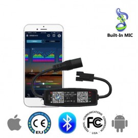 Controler banda LED digital monocrom Muzical Bluetooth Smart