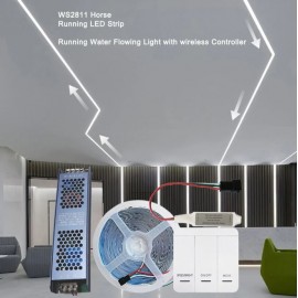 Kit banda LED digitala dream monocrom 10m 24v complet