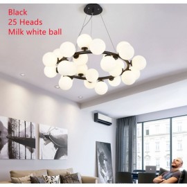Lustra candelabru 25 socluri G9 Noa Gold/Black