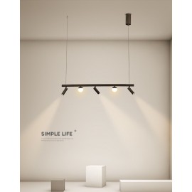 Lustra LED cu telecomanda 3 spoturi 19W