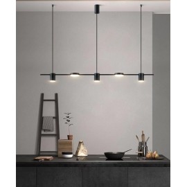 Lustra LED cu telecomanda 3 tipuri de lumina 60W Black/Gold