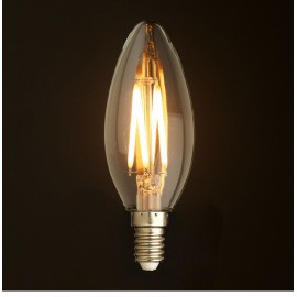 Bec LED filament tip lumanare C35 4W 2700K
