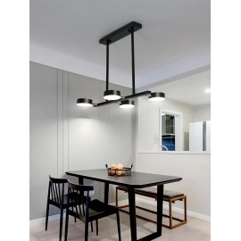 Lustra LED cu telecomanda tip Pendul 60W Black Dots
