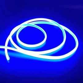 Banda LED COB 220v impermeabila albastru