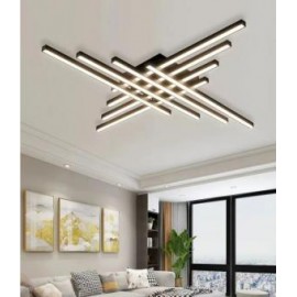 Lustra LED dimabila cu telecomanda 60W Sticks Black