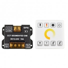 Dimmer banda LED CCT cu telecomanda Radio touch 10A 12V-24V