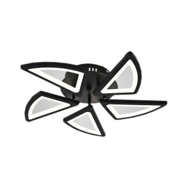 Lustra LED cu telecomanda, 3 tipuri lumina, intensitate reglabila Black Triangle 100w