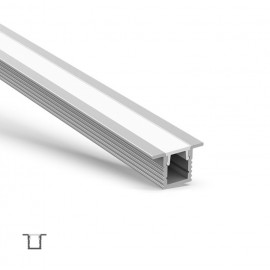 Profil LED aluminiu ultraslim 8mm incastrat 2 metri