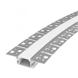 Profil LED aluminiu Flexibil rigips sau tencuiala lat XL, bara 2 metri