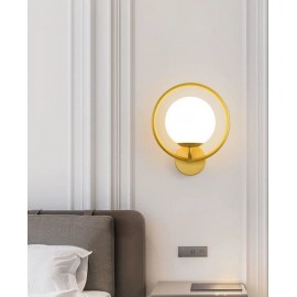 Aplica de perete Modern Gold Glob 1 soclu E14