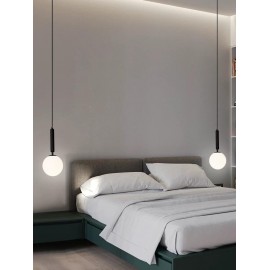 Pendul Modern Globe Gold/Black Soclu E27