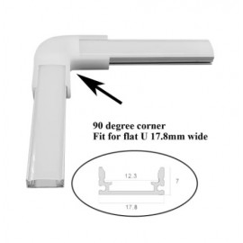Conector de colt Profil led aplicat