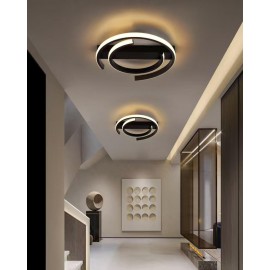 Aplica LED 3 functii de lumina 30W Rise Negru/Auriu