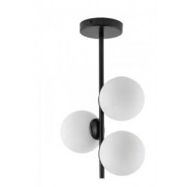 Lustra tip Pendul 3 x E27 Black Pipe vertical