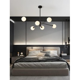 Lustra tip Pendul 6 x E27 Globes Negru