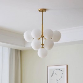 Lustra Moderna tip Pendul 13 x G9 Gold Globes