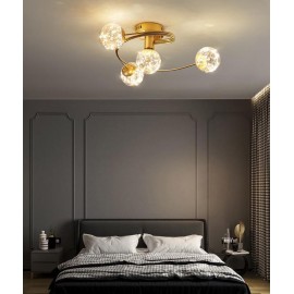 Lustra LED 27W 3000k Gold Sparkle