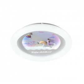Lustra LED pentru copii Princess Unicorn 160W cu telecomanda 3 tipuri lumina