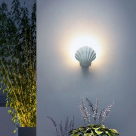 Aplica LED de perete 5W IP65 Pearl Alb/Negru lumina calda
