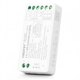 Controler multizona Banda LED CCT 12A Radio WiFi 12V 24V TUYA