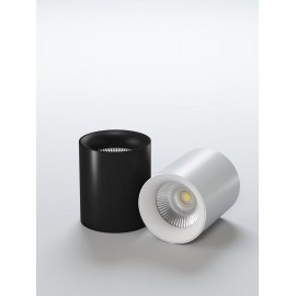 Spot LED aplicat tubular 7W 4000k alb/negru