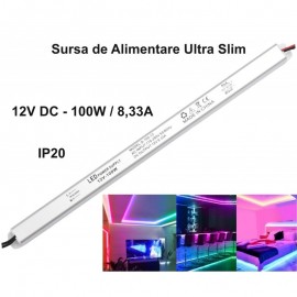 Sursa de alimentare 12v 100W ultraslim