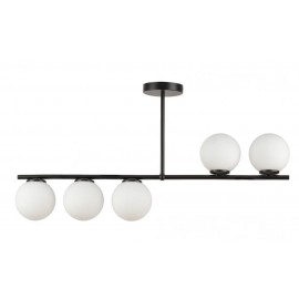 Lustra tip Pendul Modern 5 globuri soclu E27 Black