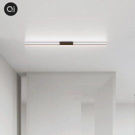 Aplica LED liniara 40W 100cm Simplicity Negru/Auriu