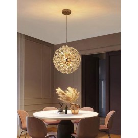 Candelabru Modern suspendat Crystals diametru 30cm Socluri G9