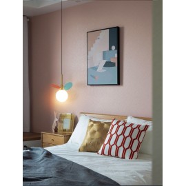 Pendul Glob Petale colorate soclu G9 cablu 150 cm
