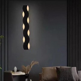 Aplica LED de exterior IP65 liniara 18W 60cm 3000k Black