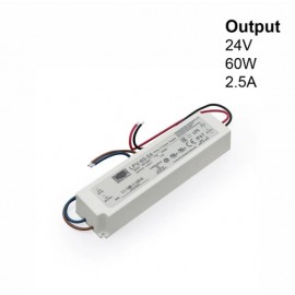 Sursa de alimentare LED 24V 60W slim exterior Ip65
