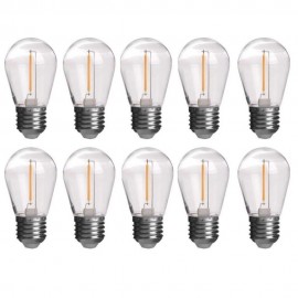 Bec LED filament 2W set 10 Buc ghirlande luminoase